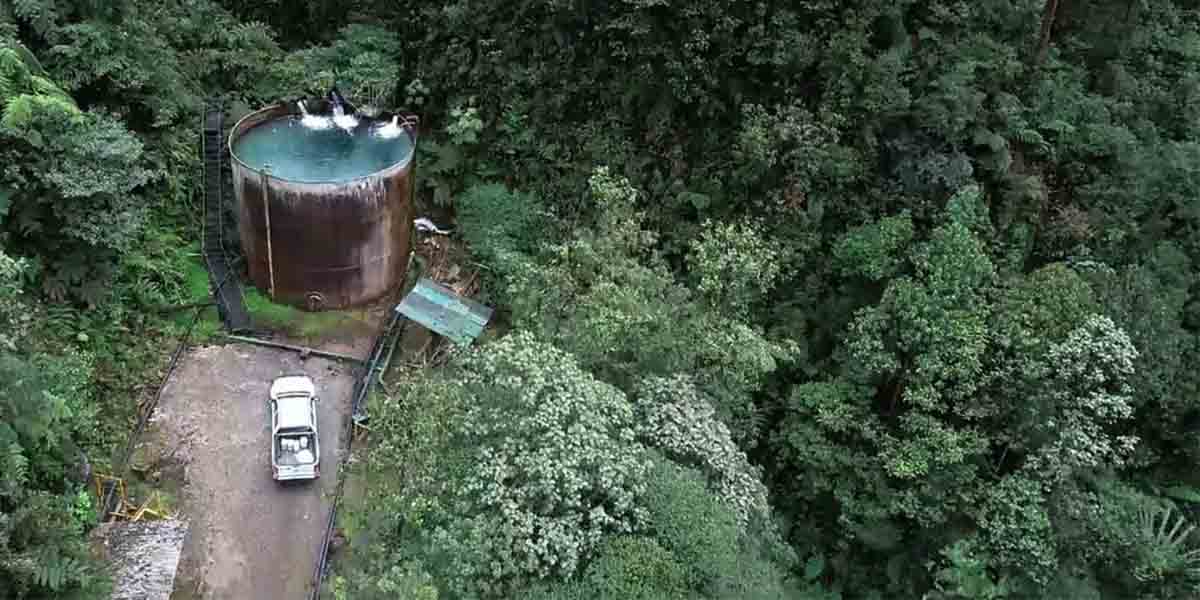 Water Treatment Plant (WTP) di Kuala Kencana yang dibangun PTFI. Foto: Corporate Commnunications PTFI